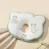 Almohada para Bebé Lavable Cuatro Estaciones Transfronteriza Núcleo de Espuma Viscoelástica Almohada de Estilo para Recién Nacido Reposacabezas Plano Anti-deformación de Cabeza para Bebé