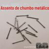 Metal competitivo chumbo couro assento lata assento de couro não machuca a linha equipamentos de pesca engenhocas suprimentos de pesca chumbo couro sentando pequena linha combinação