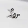 Uña de lengua de serpiente pequeña de acero inoxidable nicho fabricantes de anillos de lengua europeos y americanos venta al por mayor joyería para perforación corporal Amazon venta transfronteriza