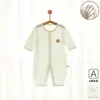 Ropa de Bebé Verano Delgada Ropa con Aire Acondicionado Pelele Pijama de Modal de Manga Larga Ropa para Bebé de 6 Meses Verano Yx