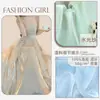Hilo Brillante al Agua, Ancho, Semitransparente, Brillo Superbrillante, Hilo de Organza 100% Poliéster Brillante al Agua, Vestido Dinastía Han, Tela para Vestido
