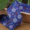 Flor de veludo impressão frente e verso Denim fita roupas sapatos e chapéus caixa de presente decoração arco diy acessórios para o cabelo acessórios hairpin