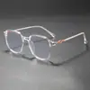 Gafas de Moda Tendencia Versátiles con Patillas Caladas Anti Luz Azul Sin Graduación para Uso Diario Wm86083