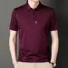 2026 Verão Nova Camisa Polo Masculina Manga Curta Gola Reversível Diário Deslocamento Casual Versátil Camiseta Masculina Atacado