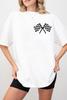 Traje Waffle de Verão 2025 Masculino Estampado Lindo Estilo Hong Kong Tendência Casual Esportivo Manga Meia Solto