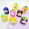 Muñeca de fruta tridimensional luminosa 4ª generación luminosa diy accesorios de resina adorable grano par de adornos de bolsa ciega al por mayor