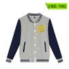Logotipo imprimible transfronterizo moda otoño e invierno letras estampado 2D abrigo casual americano para mujer uniforme de béisbol ropa de mujer