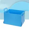 Cesta de Almacenamiento Plegable de Fieltro de Gran Capacidad, Cesta de Lavandería Portátil de Tela de Fieltro para el Hogar, Caja de Almacenamiento para Snacks y Juguetes