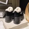 Botas de Neve com Solado Grosso para Aumentar a Altura para Mulheres, Novos Modelos Outono e Inverno 2026, Botas Curtas Estilo Birkenstock com Forro de Lã e Acolchoadas, Sapatos Quentes de Algodão para Mulheres