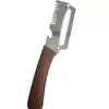 Pelador Multifuncional Engrosado, Herramienta de Cocina de Acero Inoxidable Tres en Uno para Cortar Frutas, Col y Cebollas, Rallador