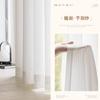 Cortinas Voil Isolantes com Listras Verticais, Transmissoras de Luz, mas Não Transparentes, para Sala de Estar e Varanda, Cortinas Espelhadas Bloqueadoras de Sol, Atacado do Fabricante Shaoxing Keqiao
