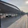 Toldo Eléctrico Deslizante Personalizado para Canchas de Baloncesto Grandes, Refugio Eléctrico contra la Lluvia para Pasillos de Fábrica, Toldo Retráctil Automático para Uso en Exteriores
