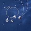 BaObAo Design Original 925 Sterling Silver Dream Planet Colar Mulheres Ins Niche High-end Light Luxury Fairy Clavicle Chain
