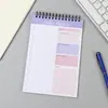 Set de Cuatro Colores Cuaderno de Espiral abatible Cuaderno Planificador Diario Espesado para Estudiantes Cuaderno Simple para Notas Venta al por Mayor