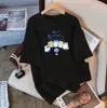 Camiseta Branca Simples de Manga Curta para Mulheres Verão 2025 Novo Design Tamanho Grande Camiseta Solta Efeito Emagrecedor Top Verão Ins
