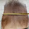 Roupas marrom casca de palmeira cabelo marrom roupas de palmeira seda marrom flocos marrons pele marrom decoração vara de pothos vara de coqueiro cabana de palha usar outro