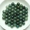 Precio de Fábrica Wholesale Jadeíta Verde Aceite Cuentas Sueltas Jadeíta Verde Aceite Hielo Cera Redondas Cuentas Accesorios Hechos a Mano