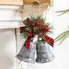 Nuevas decoraciones navideñas vintage transfronterizas, campanas, colgantes para árbol de Navidad, decoración del hogar, arreglo de ambiente