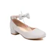 Sapatos de Primavera e Outono de Solado Único 26 Tira de Viagem Sapatos Infantis Sapatos de Criança Bico Baixo Laço Sapatos Britânicos Lantejoulas 45 Novo Preto Dourado