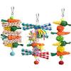 Papagaio Brinquedo Pássaro Brinquedo Papel Corda Cenoura Milho Rattan Mordida Brinquedo Sniffing Toy