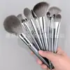 Novo Conjunto de 14 Pincéis de Maquiagem, Pincel Ultra Macio para Blush, Sombra e Pó, Conjunto Completo de Ferramentas de Pincéis de Maquiagem