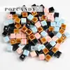 Accesorios para Joyería DIY Cuentas Cuadradas de Cerámica Pendientes Hechos a Mano con Cuentas Collares Cadenas para Teléfono Amuletos para Bolsos Cuentas Sueltas Accesorios Cuentas