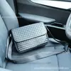 B Marca Bolso de Hombro Cruzado Tejido para Hombre Gran Capacidad Portátil Bolso Pequeño de Hombro Bolso Tejido para Hombre Suministro Transfronterizo