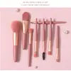 Set de 13 Brochas de Maquillaje Cuatro Estaciones Verde, Polvo de Té con Leche, Polvo de Café, Suministro Directo del Fabricante, Brochas de Maquillaje Asequibles para Principiantes y Novatos, Polvo Suelto