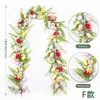 Huevo de Pascua de Ratán de Amazon Decoración de Pascua Corona de Hierba Acuática Artificial Planta Verde Enredadera Vid de Eucalipto Artificial