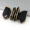 Aplicable a la nueva funda protectora de TPU con borde dorado para llave de coche Kia Smart Run Ace Jiahua Proud Run de 56789 teclas
