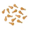 Dijes para Colgantes de Corazón, Flor, Animal, Estrella, Hoja, Pimienta, Hechos por Ti Mismo, Acero Inoxidable Chapado en Oro Real Ecológico, Joyería