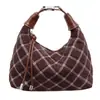 Bolso de Croissant Simple a Cuadros Retro Bolso de Empanada Versátil Elegante 2026 Nueva Textura Bolso de Hombro Único Bolso Cruzado de Moda