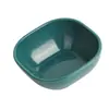 Cuenco casero de paja de trigo para salsas, cuenco y brocheta para restaurante de hot pot, condimento para pollo, cuenco pequeño cuadrado de plástico, al por mayor