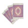 Posavasos de Exportación Personalizados de Alfombra Persa con Imágenes, Venta Caliente de Invierno para Mesa de Comedor, Aislamiento de Goma Antideslizante, Posavasos de Alfombra para el Hogar