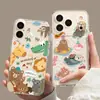 Estilo bosque adecuado para funda de teléfono iPhone 18 Pro 17 Pro Max transparente 16 suave modelo popular 15 Apple 14 funda anticaídas