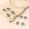 Pendientes INS nuevos transfronterizos para mujer, simples, pequeños, exquisitos, de alto grado, temperamento, Baita, celebridad de Internet, pendientes de nicho, venta al por mayor