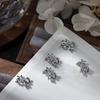 Accesorios para uñas mariposa flor circón cobre chapado en oro Diamantes incrustados tridimensionales Accesorios de diamantes de celebridad de internet accesorios para uñas avanzados de lujo ligero