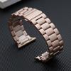 26 Novos Modelos de Pulseiras de Relógio com Fecho Borboleta Adequadas para Samsung, Huawei e Apple Pulseiras de Relógio Metálicas de Aço Inoxidável de Três Fileiras