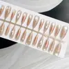 2025 Nuevo Arte de Uñas Lindo Ins Dulce Simple Chapado en Oro Gato Usar Armadura Larga