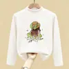 Blusas Térmicas Infantis com Gola Meia-Alta, Roupas Autoaquecidas para Outono e Inverno, Camisetas de Manga Longa para Meninos e Meninas, Nova Camada Base Tendência