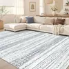 Alfombra Lavable Antideslizante de Cachemir Sintético Personalizable para Sala de Estar de Área Grande Alfombra de Fácil Cuidado para Dormitorio al Lado de la Cama
