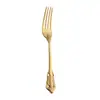 Serie Palacio Cubiertos Occidentales Acero Inoxidable 304 Cuchillo para Bistec y Tenedor Cuchara para Café Vajilla Doméstica Cuchillo Tenedor Cuchara Set de Regalo