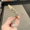 Clip de Pico de Pato de Moda Coreana de Lujo Ligero con Pedrería Pasador Dulce y Delicado con Incrustaciones de Diamantes Clip para Flequillo Accesorio para el Cabello para Niñas