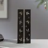 Lanzhai Mariposa Qimeng Pisapapeles Regla Sándalo Ziguang Especial para Caligrafía Estudio Tesoros de la Caligrafía Pincel Pluma Aterrizaje de Pluma Artefacto al Principio