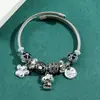 Pulseira Panjia Rosa Pulseira Gato KT Pulseira Desenho Animado Transfronteiriça Fofa Pando Hello Kitty Puxar Fábrica de Joias Atacado