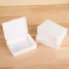 Caja de almacenamiento de escritorio negra esmerilada, material de plástico PP con tapa, a prueba de polvo engrosada, almacenamiento de tarjetas y caja de almacenamiento de organización