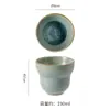 Taza Cerámica Vintage Hecha a Mano Estilo Japonés Oficina Taza para Leche Café Taza de Agua para el Hogar Taza para Latte Art Taza de Kung Fu