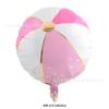 Balão de coco com cacto em formato de árvore, decoração para festa, desenho animado, anel de natação, bola de praia, balão de papel alumínio