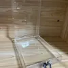 Caja Transparente con Candado, Caja de Exhibición Acrílica con Tapa abatible, Control de Acceso, Reconocimiento Facial, Asistencia, Cubierta Protectora Impermeable, Termostato