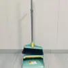 Conjunto de Vassoura e Pá de Aço com Cabo de Tubo, 22 Peças, Vassoura de Plástico para Limpeza Doméstica, Durável e Fácil de Guardar